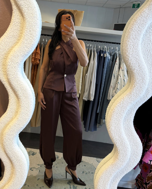 2-delige set met haltertop