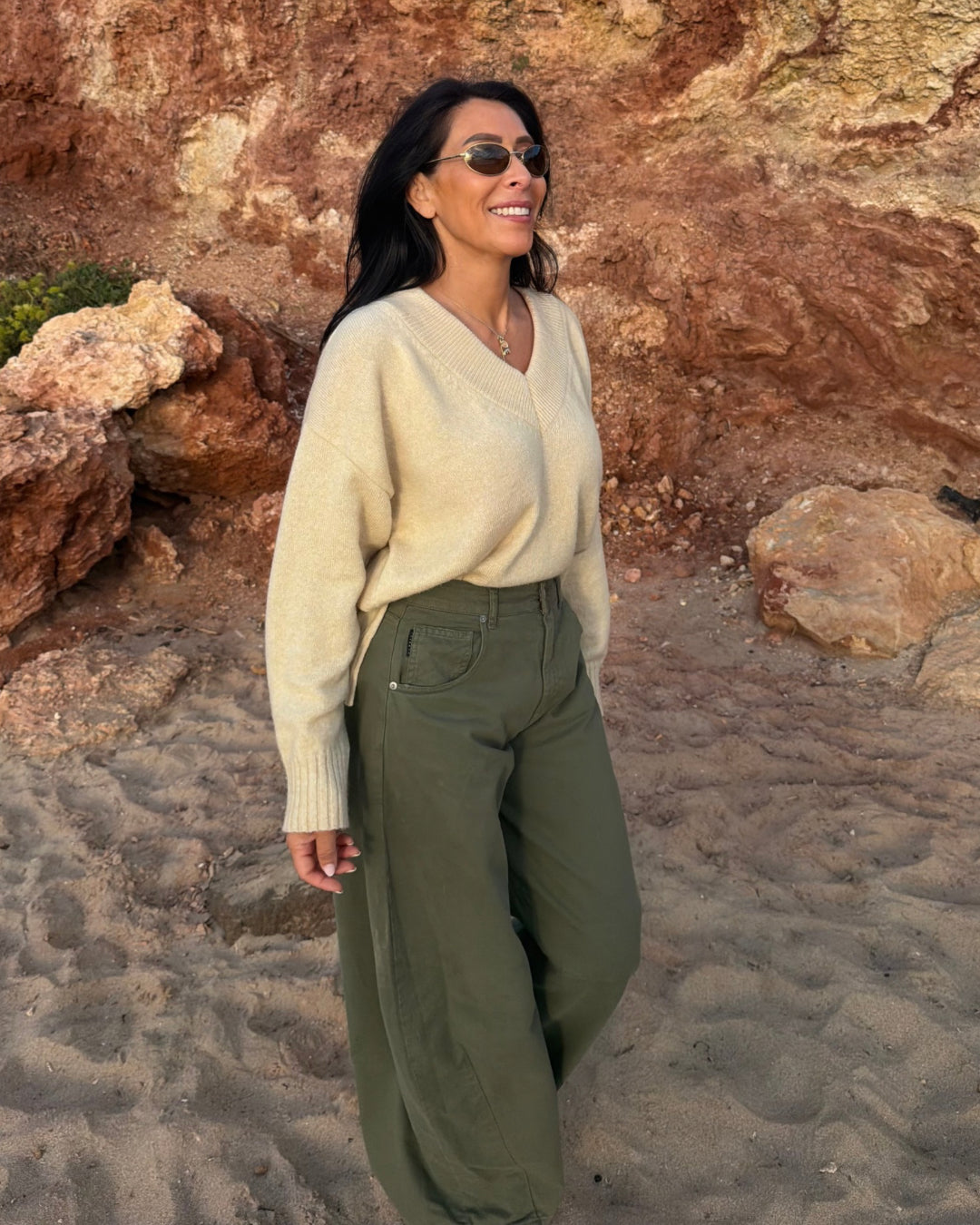 Michelle jeans | khaki