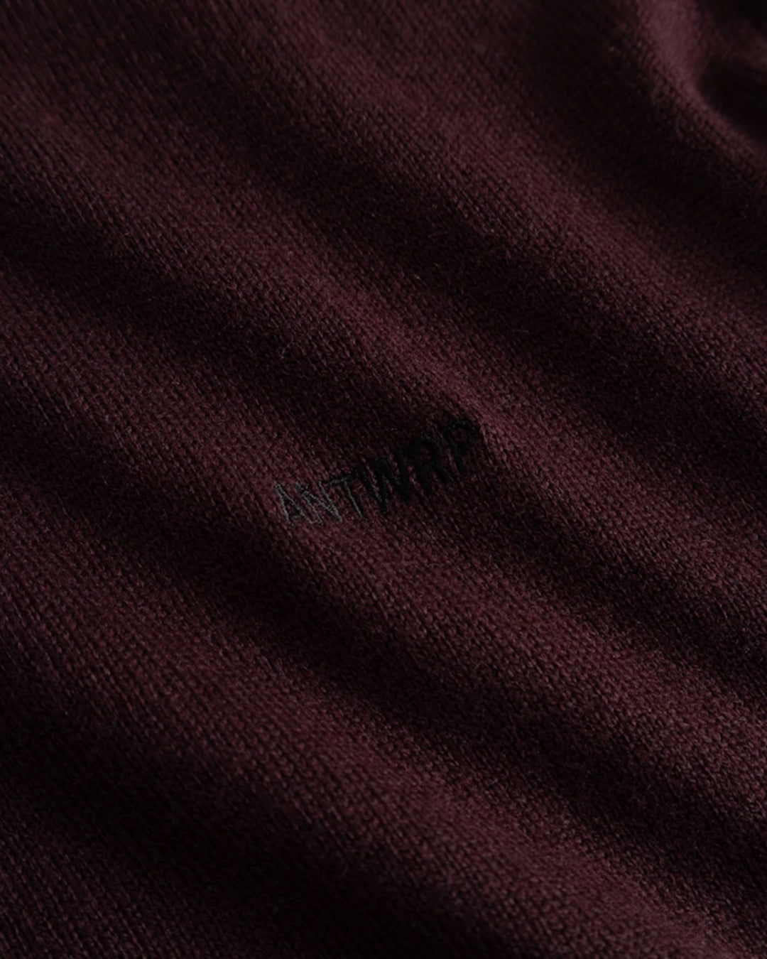 ANTWRP polo knit - burgundy
