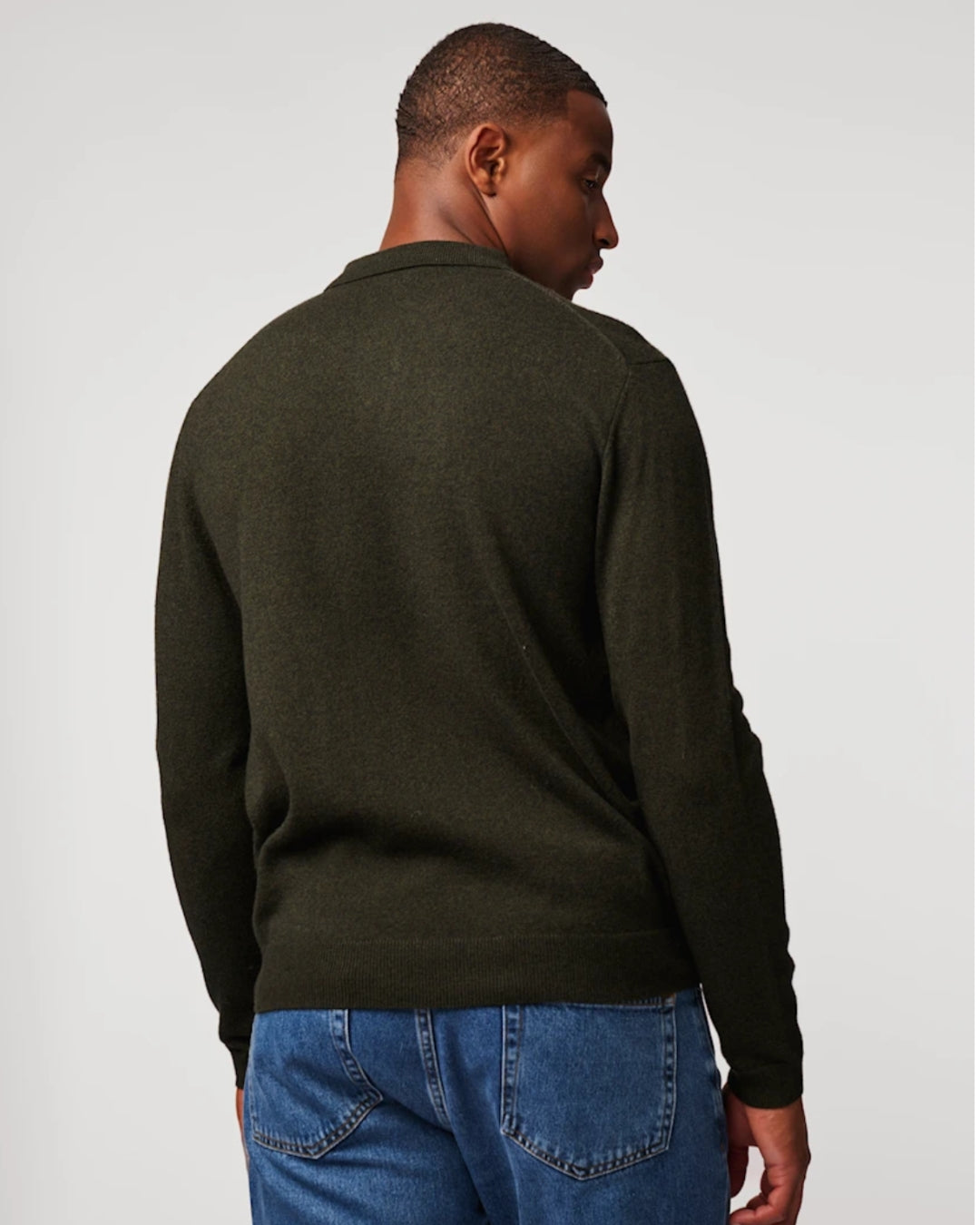 ANTWRP polo knit - evergreen