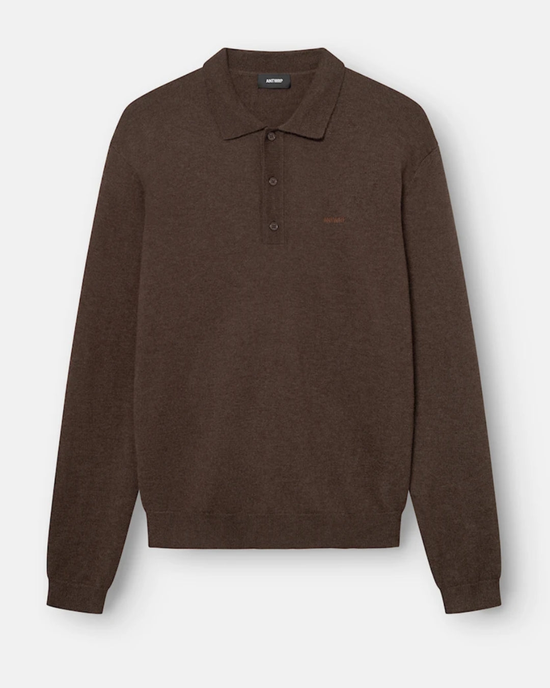 ANTWRP polo knit - Brown