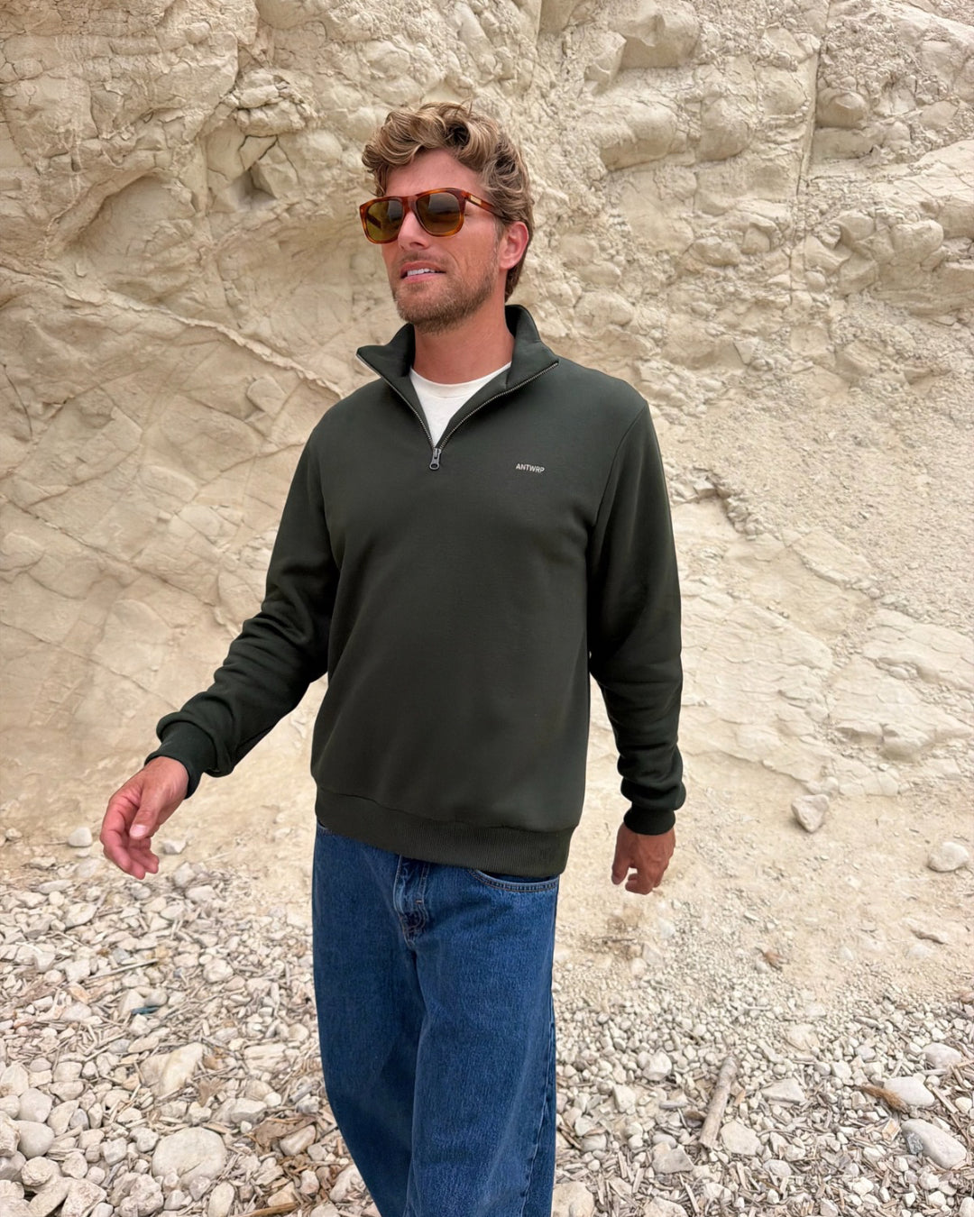 ANTWRP zip hoodie - Evergreen