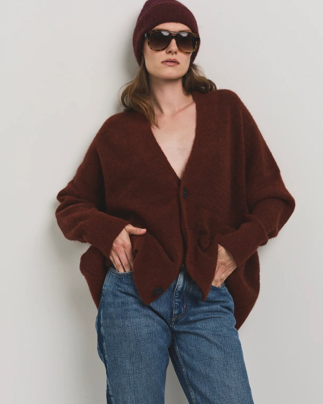 Juuls cardigan burgundy