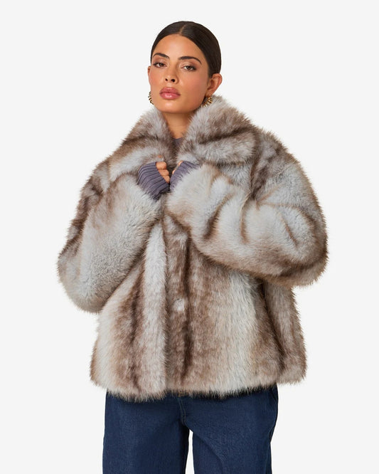 Carine faux fur coat