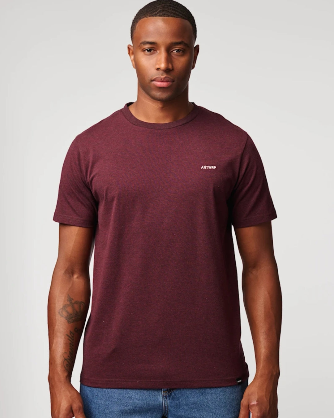 T-shirt ANTWRP | burgundy basic
