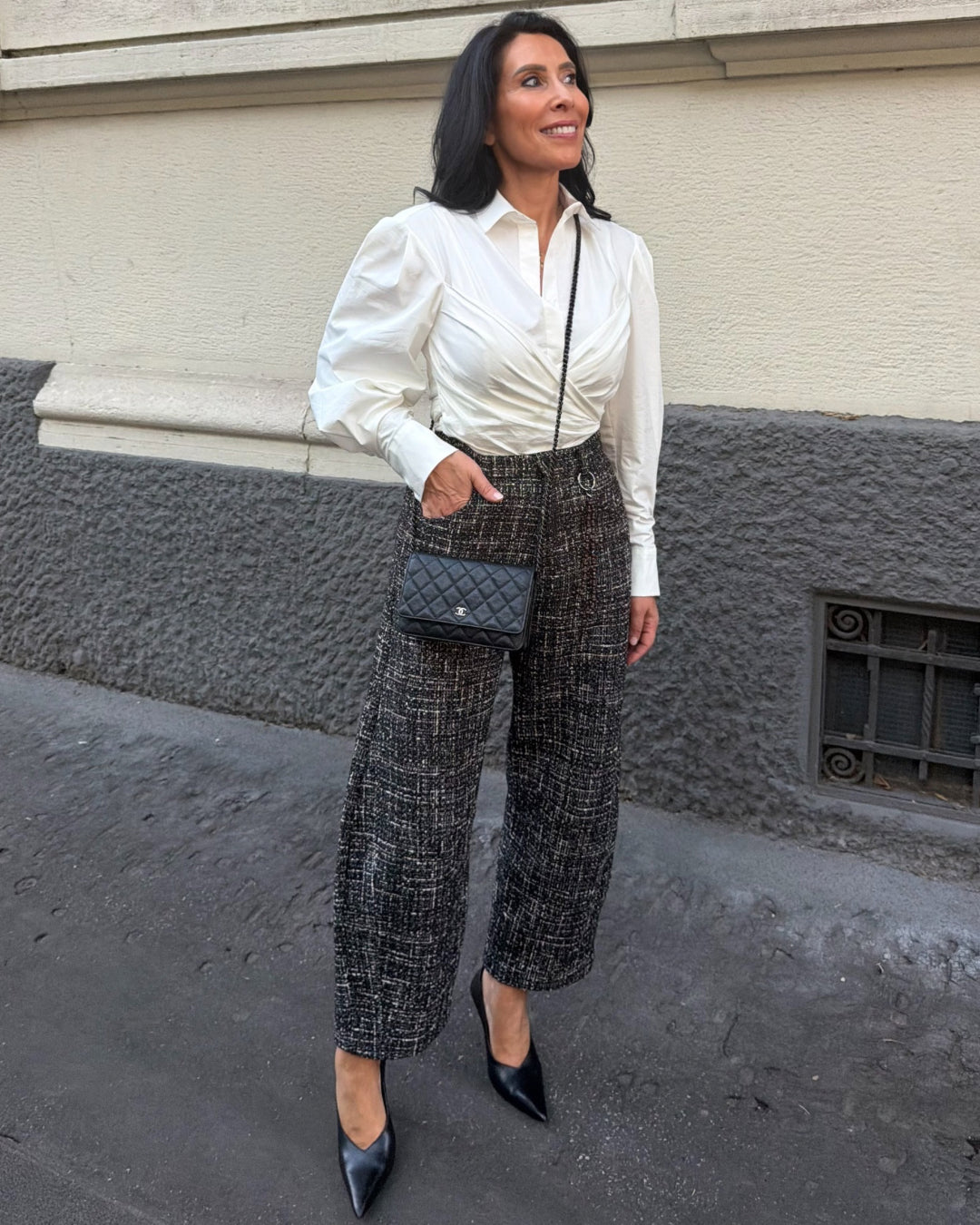 Balloonbroek tweed