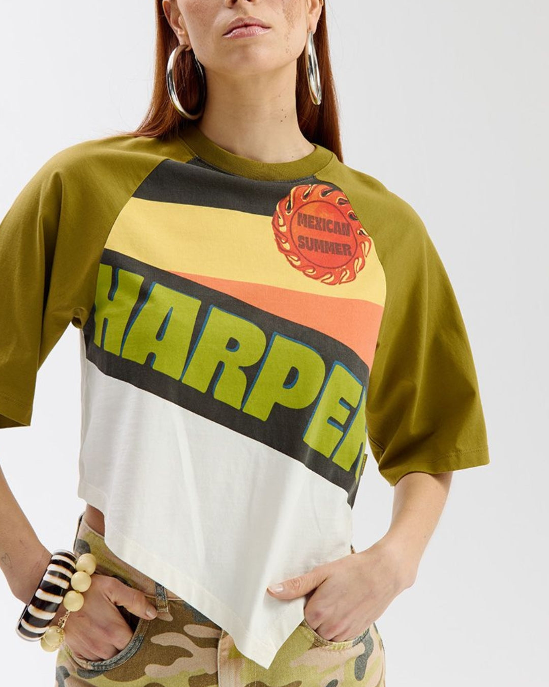 Mexican summer t-shirt | khaki