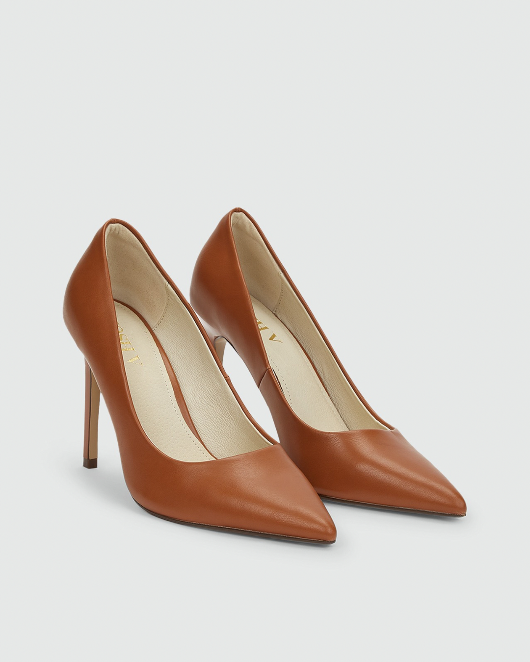 Valentina pumps - Tan (cognac)