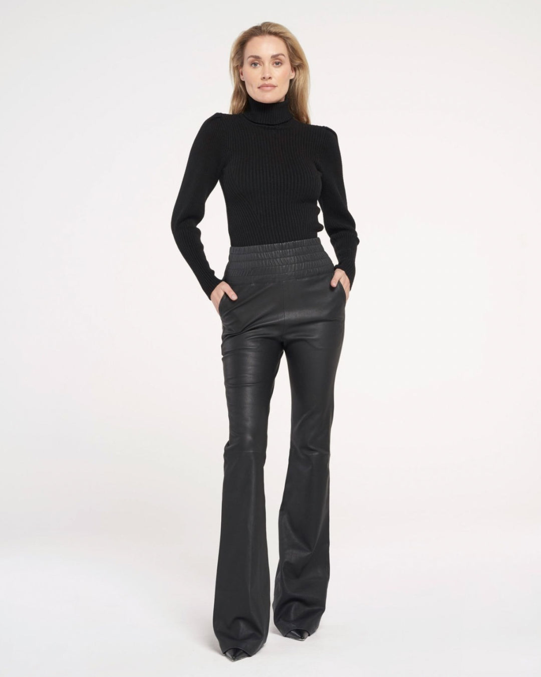 Pinnie lederen broek