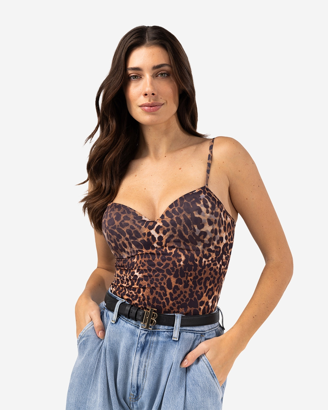 Eden top | leopard