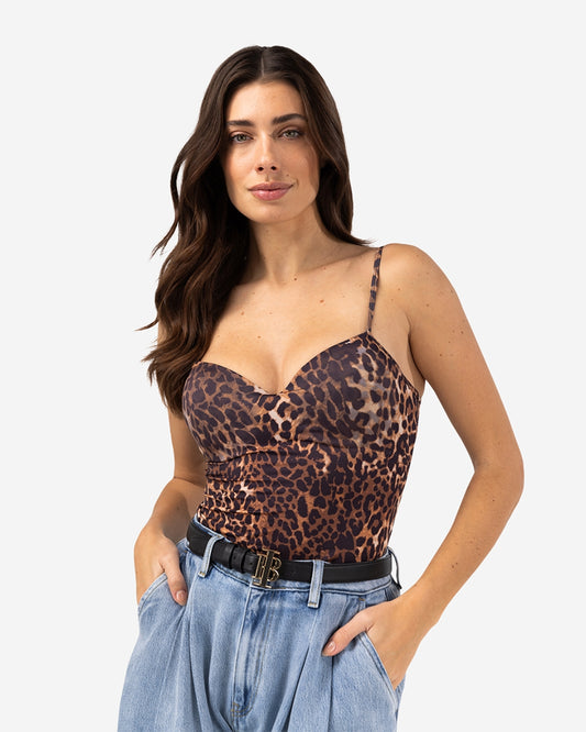 Eden top | leopard