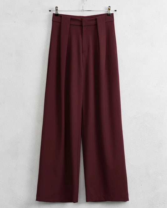 broek met bandplooi
