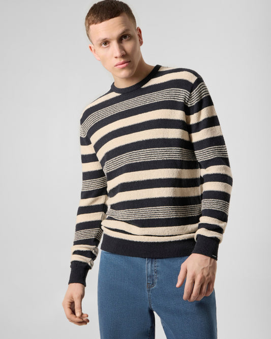 Bouclé sweater ANTWRP - Inkblue