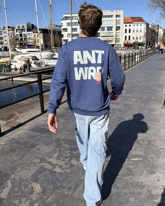 sweater ANTWRP - pacific blue