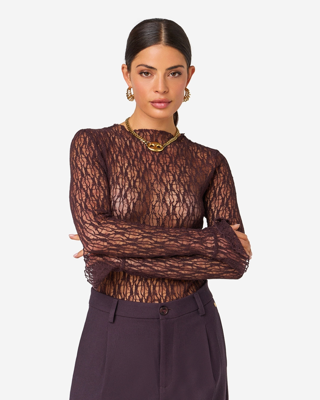 Taola top | aubergine