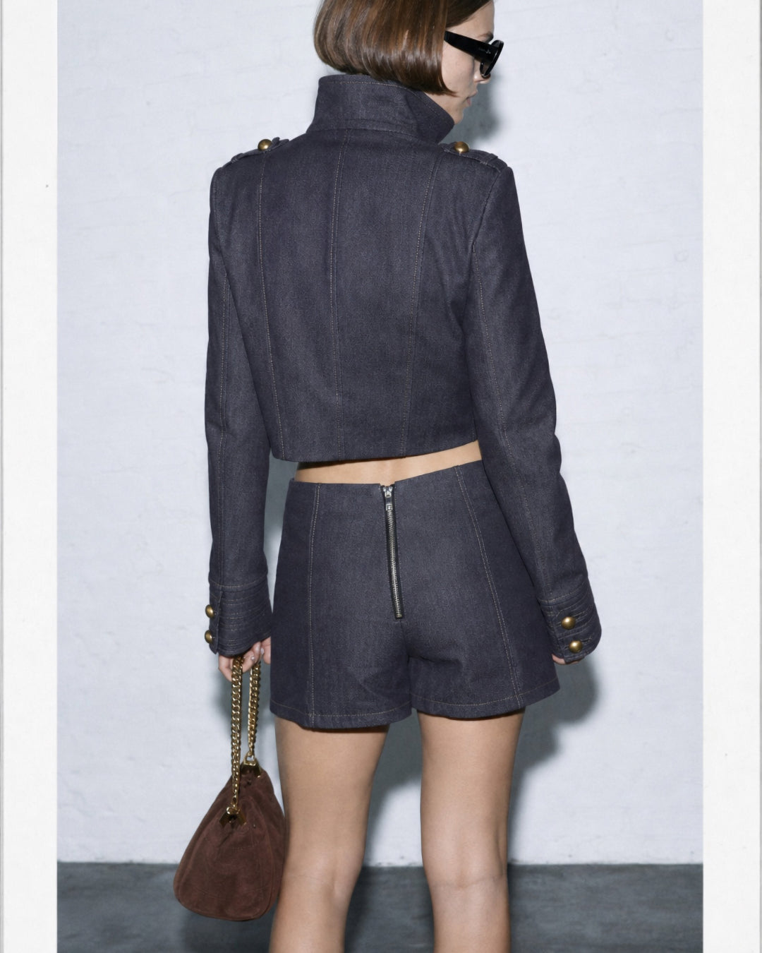 Military denim set