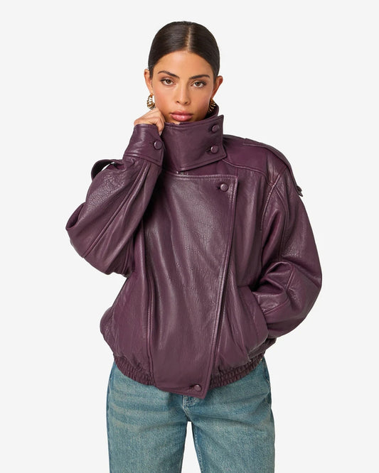 Jozine jacket aubergine