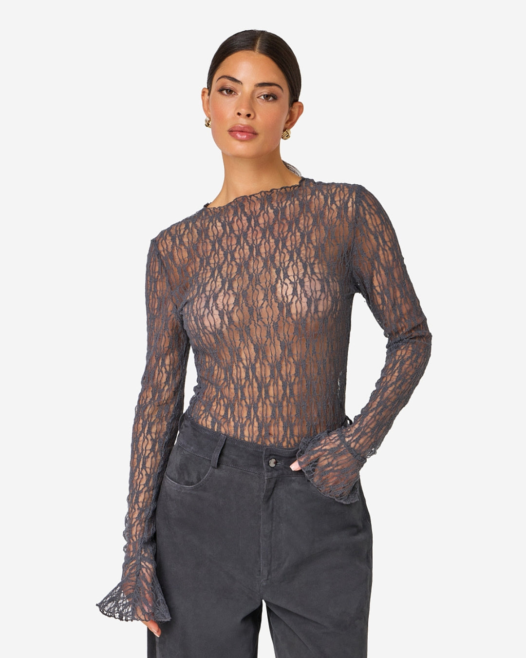 Taola top | Misty blue