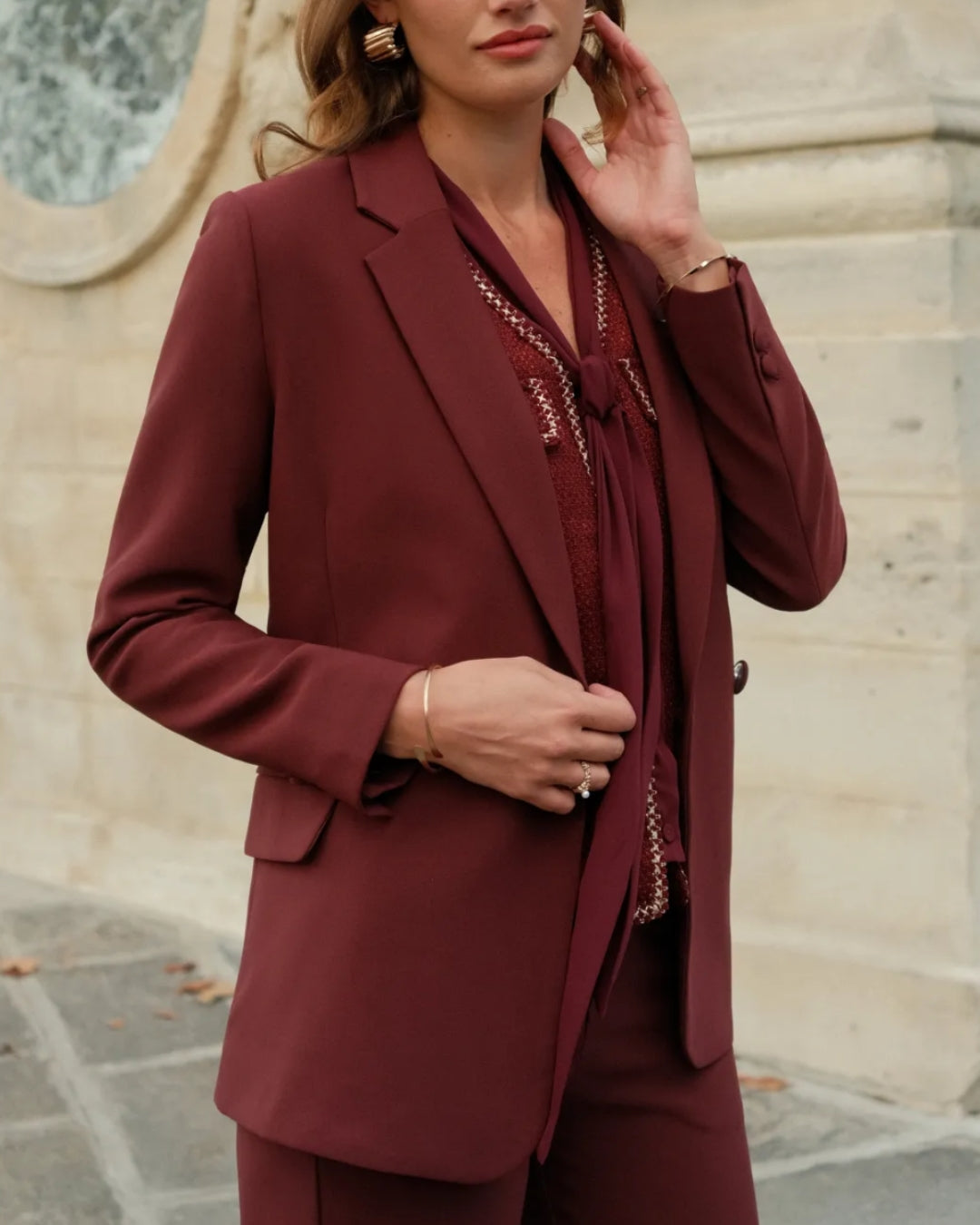 Blazer burgundy