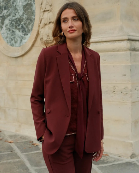 Blazer burgundy