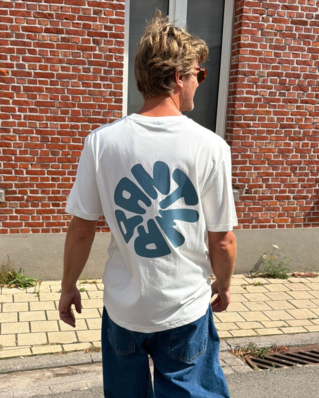 T-shirt ANTWRP logo rug - Off white