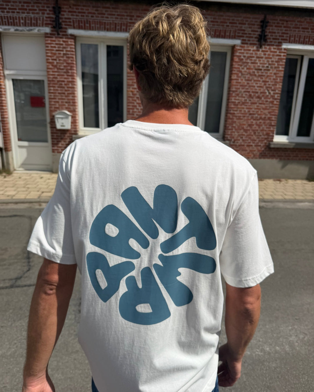 T-shirt ANTWRP logo rug - Off white