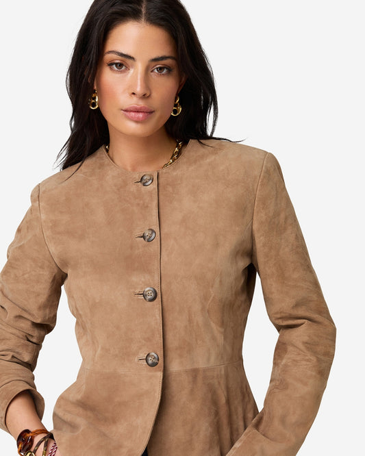 Jeanna jacket 100% suede
