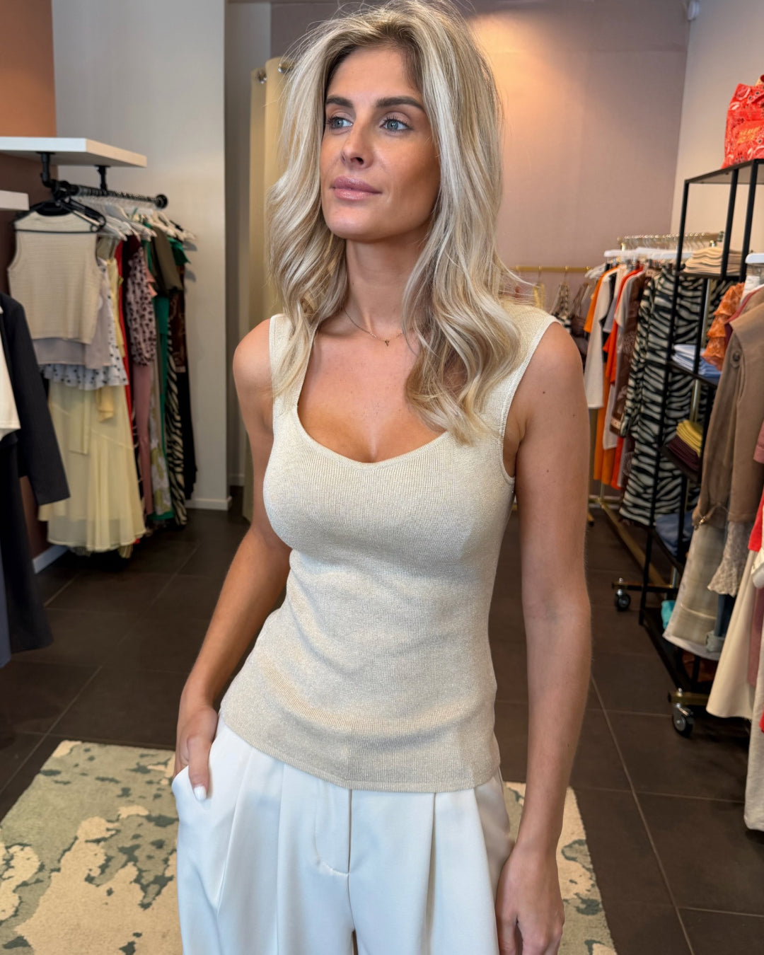 Sunroot top | beige