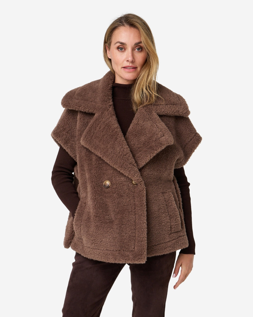 Jaxxey gilet | coffee