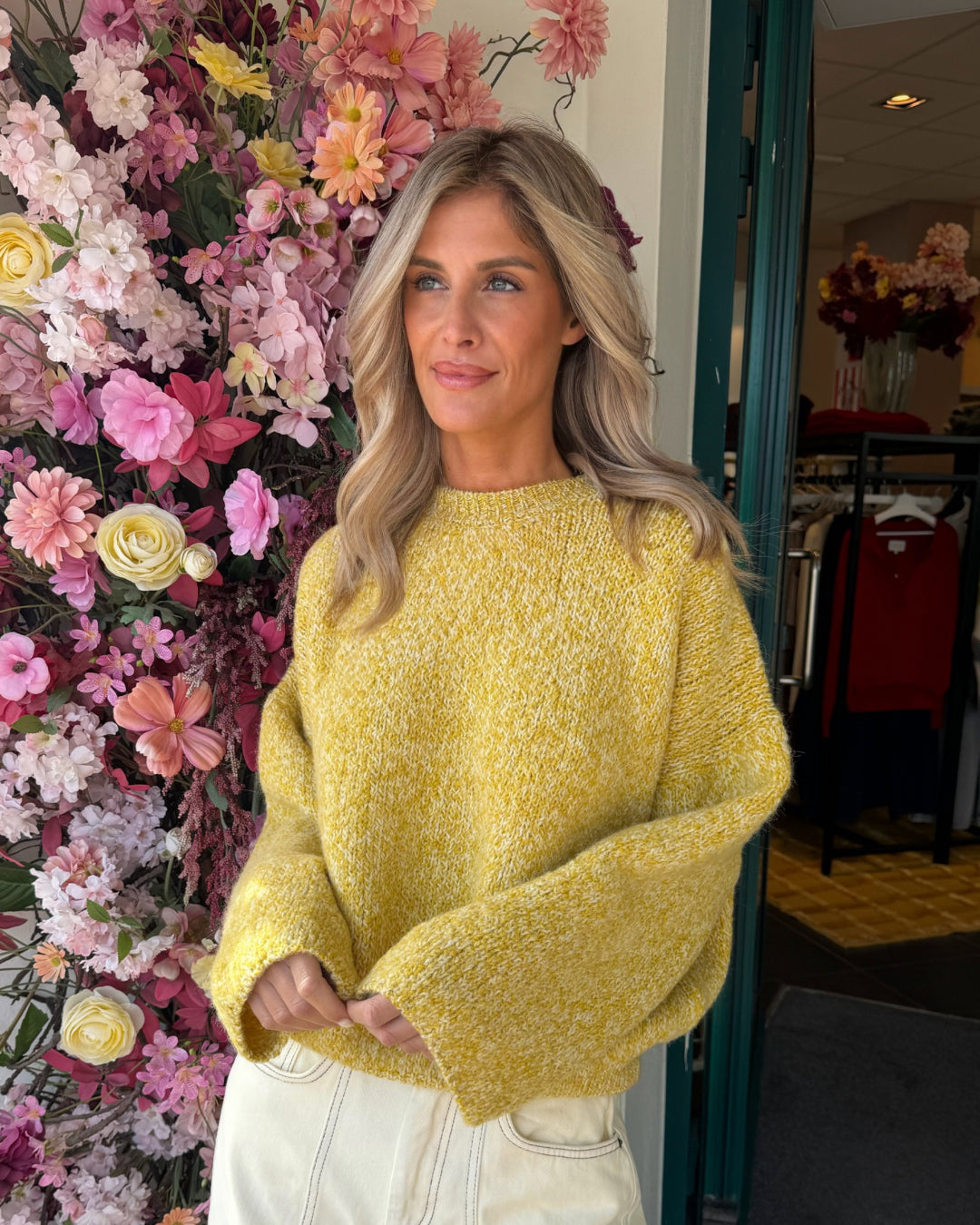 Pull met rugdecoletté - sun