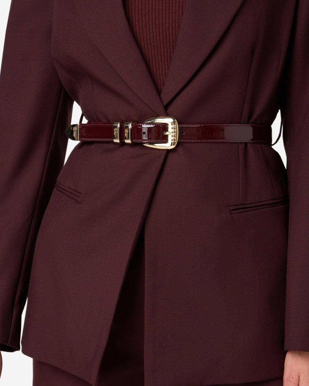 Acro lak riem | burgundy (pre-order)