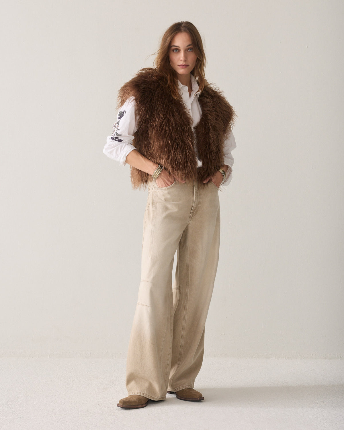 Barrel jeans retro cotton