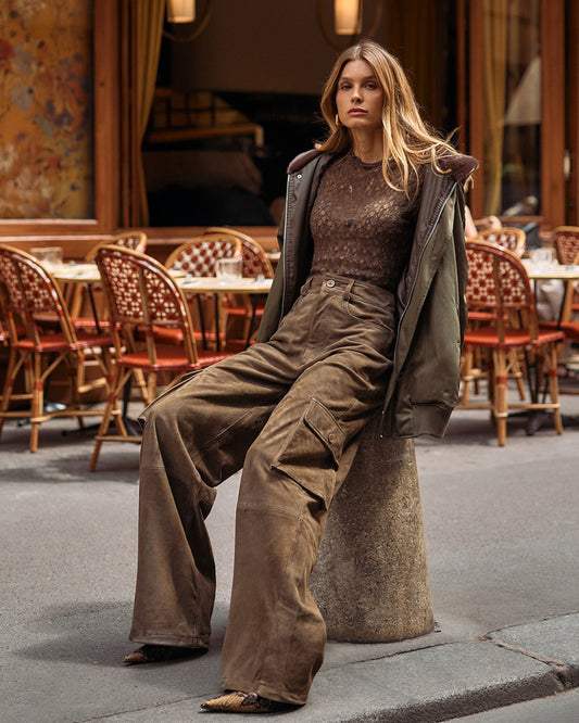 Phoeby broek | 100% suede