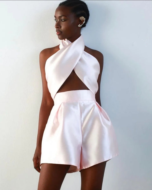 2-delige set met short