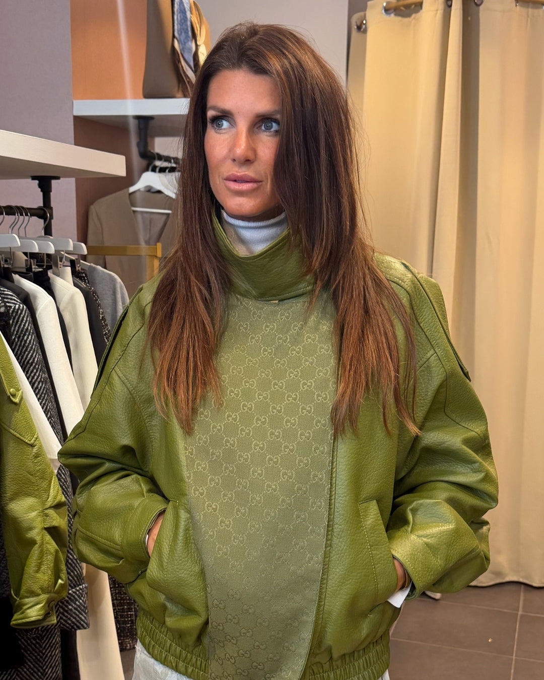 Statement jacket Gucci | Military green