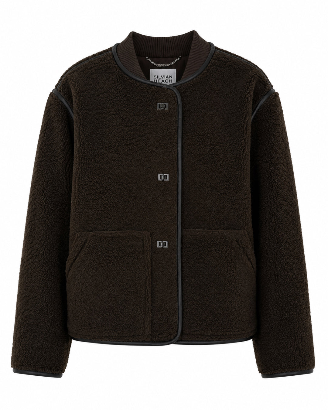 Teddy jacket chocolate