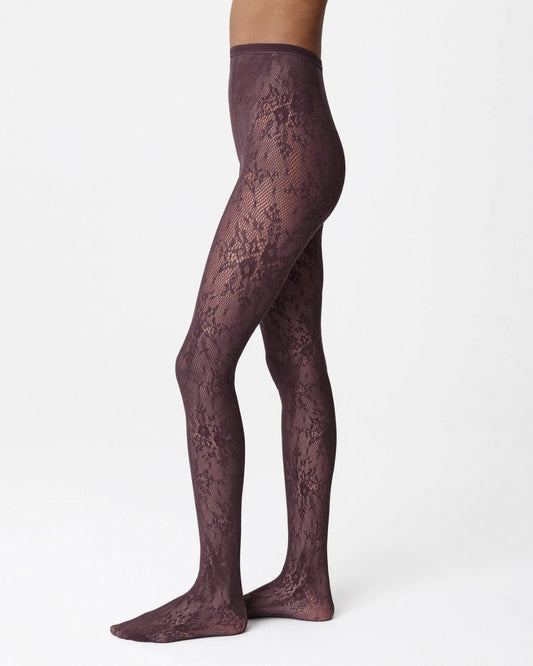 Rosa lace Tights - huckleberry