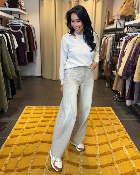 Barrel jeans retro cotton