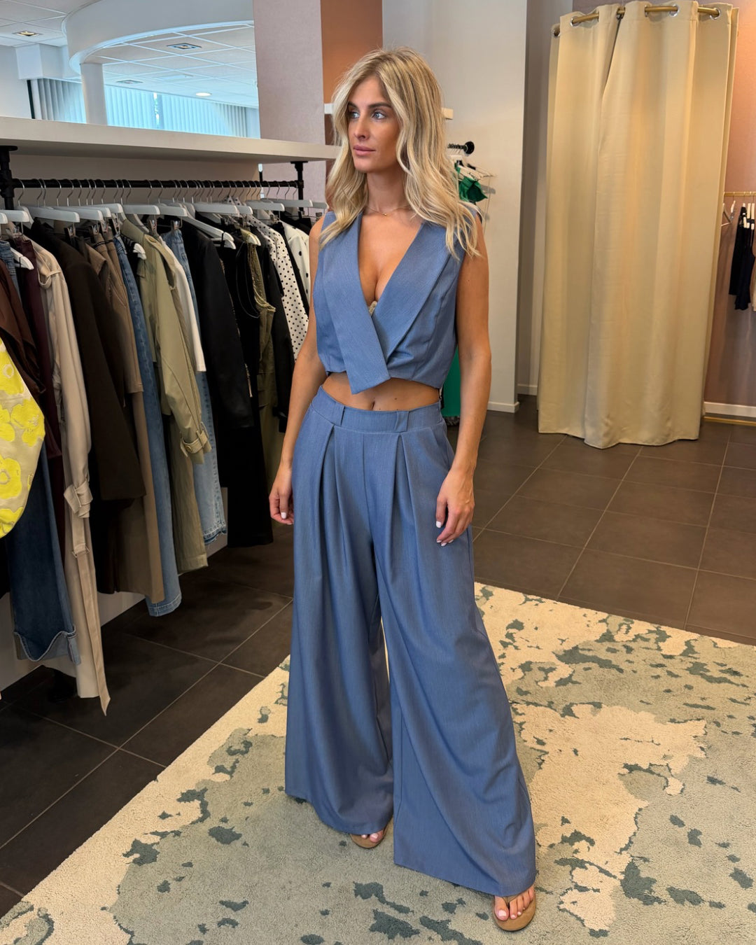 broek rinascimento blauw