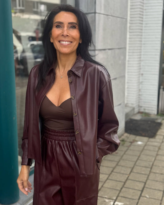 Simone hemd | eco leather