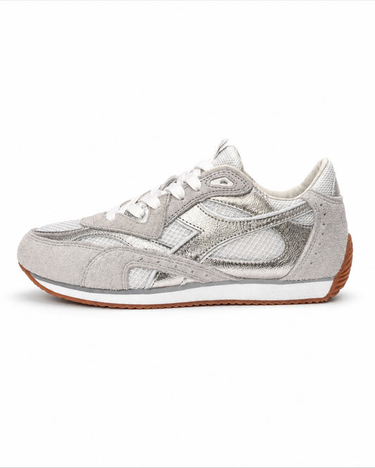 Diadora equipe revenge silver sneakers